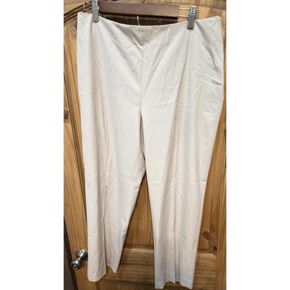 Talbots Petite Khaki Pants Lot of 2 Side Zip Slim Career Classic 14P